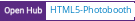 Open Hub project report for HTML5-Photobooth