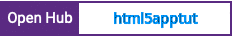 Open Hub project report for html5apptut