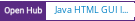 Open Hub project report for Java HTML GUI library using AWT API