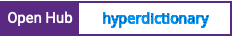 Open Hub project report for hyperdictionary