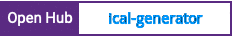 Open Hub project report for ical-generator