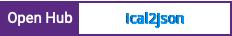 Open Hub project report for ical2json