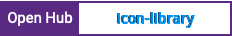 Open Hub project report for icon-library