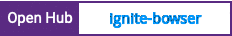Open Hub project report for ignite-bowser
