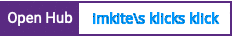 Open Hub project report for imkite's klick