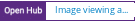 Open Hub project report for Image viewing and analysis