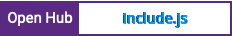 Open Hub project report for include.js