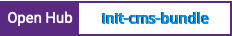 Open Hub project report for init-cms-bundle
