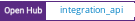 Open Hub project report for integration_api