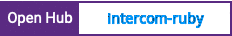 Open Hub project report for intercom-ruby