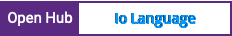 Open Hub project report for Io Language