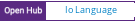 Open Hub project report for Io Language