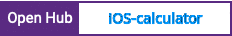 Open Hub project report for iOS-calculator