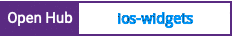 Open Hub project report for ios-widgets