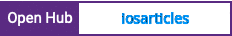 Open Hub project report for iosarticles