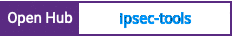 Open Hub project report for ipsec-tools