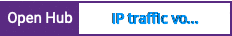 Open Hub project report for IP traffic volume logger