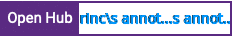 Open Hub project report for irinc's annotations