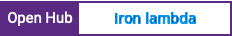 Open Hub project report for iron lambda
