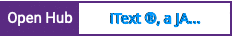 Open Hub project report for iText ®, a JAVA-PDF library