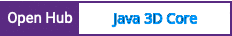 Open Hub project report for Java 3D Core