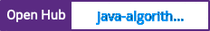 Open Hub project report for java-algorithms-implementation