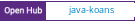Open Hub project report for java-koans