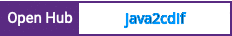 Open Hub project report for java2cdif