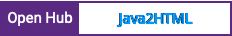 Open Hub project report for Java2HTML
