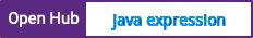 Open Hub project report for java expression