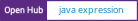 Open Hub project report for java expression