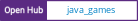 Open Hub project report for java_games