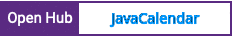 Open Hub project report for JavaCalendar