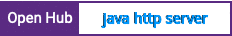 Open Hub project report for java http server