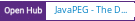 Open Hub project report for JavaPEG - The Digital Foto Handler
