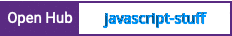 Open Hub project report for javascript-stuff
