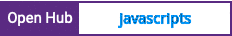Open Hub project report for javascripts