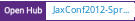 Open Hub project report for JaxConf2012-SpringMVC_BackboneJS-Demo