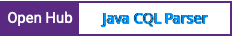 Open Hub project report for Java CQL Parser