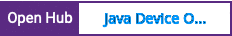 Open Hub project report for Java Device Open System