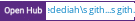 Open Hub project report for jedediah's github-js