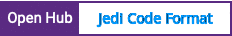 Open Hub project report for Jedi Code Format