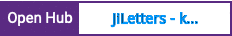 Open Hub project report for JiLetters - kids can learn the alphabet