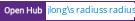 Open Hub project report for jlong's radius
