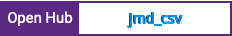 Open Hub project report for jmd_csv