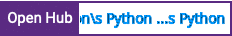 Open Hub project report for Jon's Python modules