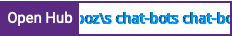 Open Hub project report for jpoz's chat-bot