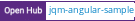 Open Hub project report for jqm-angular-sample