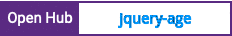 Open Hub project report for jquery-age