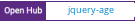 Open Hub project report for jquery-age